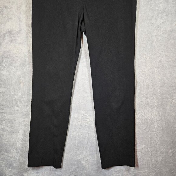 JM Collection Womens Black Stretch Slim Pants Size 1X With Gold Stud Details - Picture 6 of 12